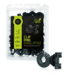 Kruhový izolátor pro oválné ocelové sloupky, 25 kusů – ZoneGuard Clip - Obrázek 2