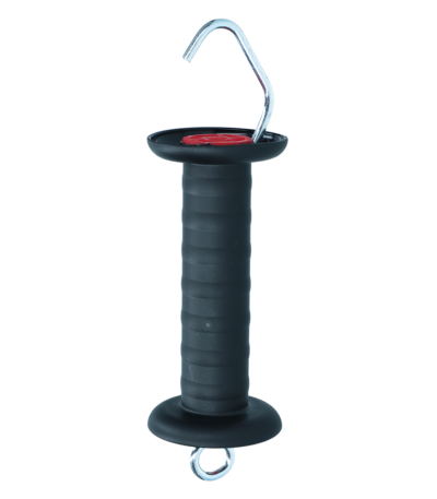 Rukojeť brány s extra velkým hákem, černá – ZoneGuard Basic