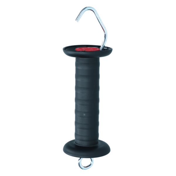 Rukojeť brány s extra velkým hákem, černá – ZoneGuard Basic