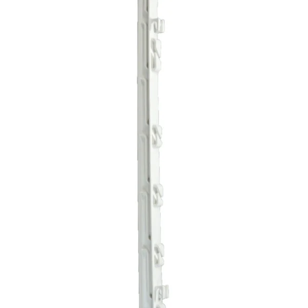 Plastová zatloukací ohradníková tyčka, 105 cm, bílá – ZoneGuard
