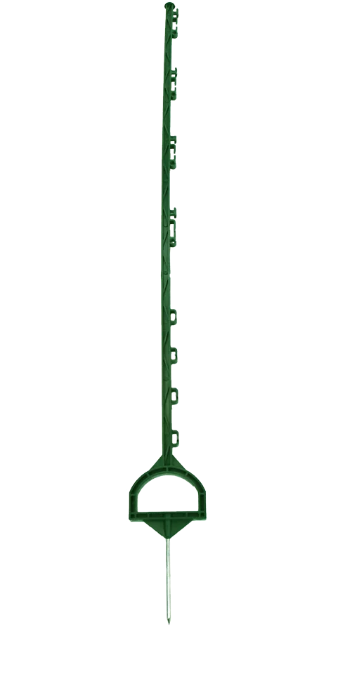 Nášlapný sloupek se šlapkou, 155 cm, zelený – ZoneGuard - Obrázek 1