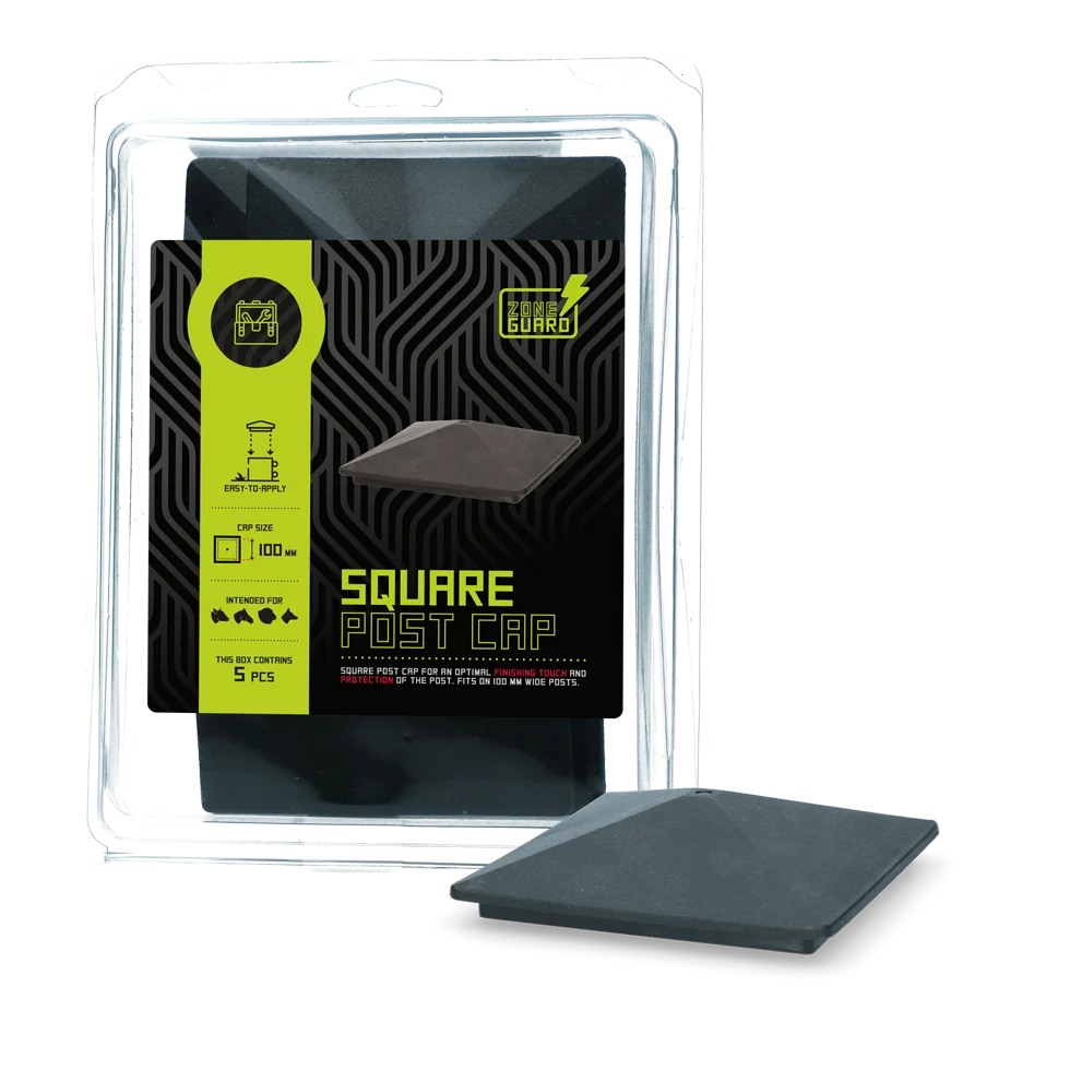 ZONE0659.png Čtyřhranná krytka na sloupek 100 mm – ZoneGuard - Obrázek 1