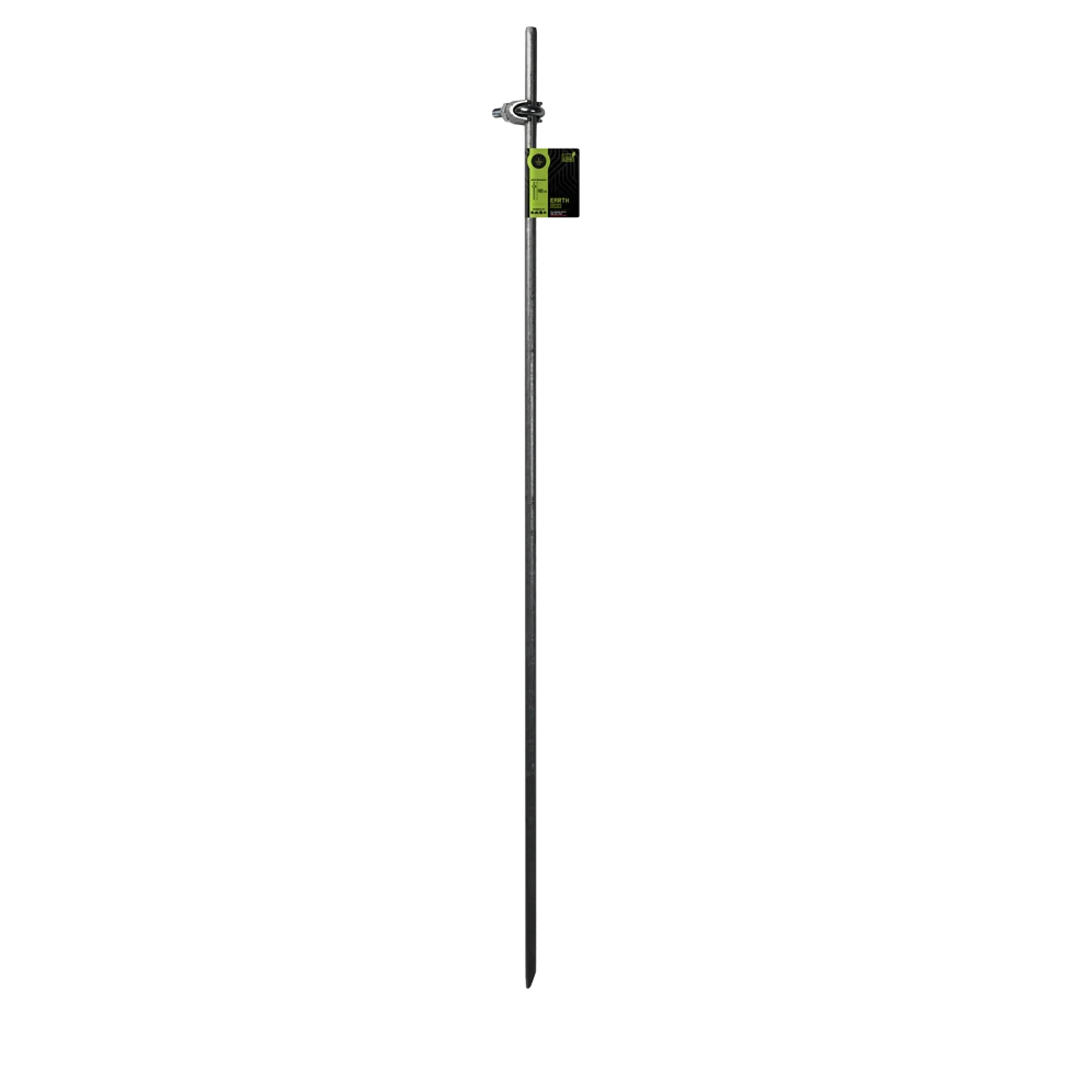 Pozinkovaná zemnicí tyč se svorkou, 1 m – ZoneGuard - Obrázek 3