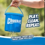 Sada míčků pro psy s kbelíkem a odtokovými otvory, 8 míčků M – Chuckit! Bucket - Obrázek 5