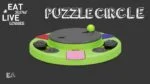 Psí hlavolam na granule a pamlsky s protiskluzovými nožičkami – Eat Slow Live Longer Puzzle Circle - Obrázek 2