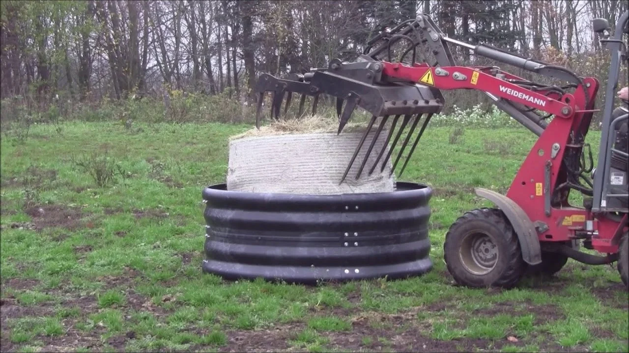 Kruhový krmelec na seno pro koně a skot, ø 200 cm – Ok-Plast Hooi Ring Feeder - Obrázek 2
