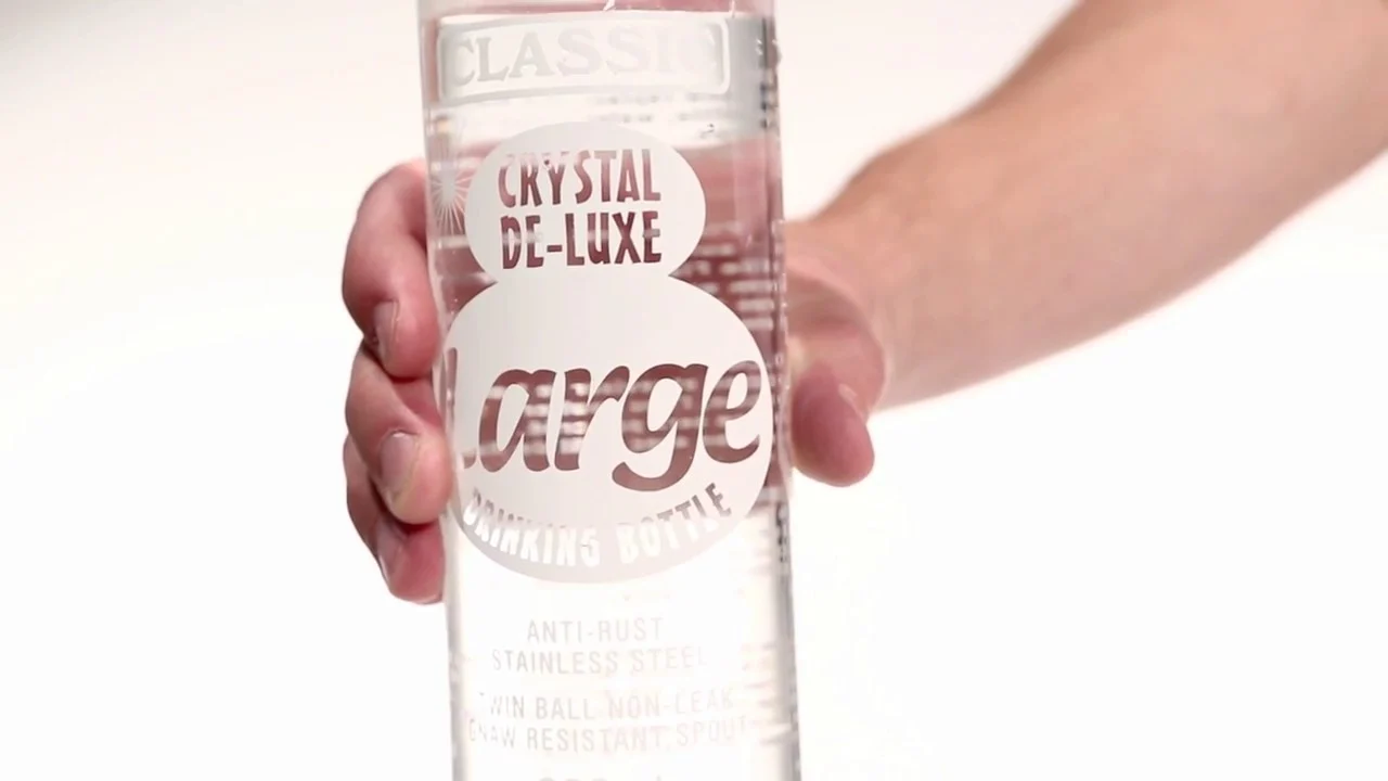 Plastová napájecí láhev pro hlodavce, 600 ml – Classic Crystal Deluxe - Obrázek 2