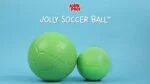 Aportovací míč pro psy, oranžový a bílý, 20 cm – Jolly Pets Jolly Soccer Ball - Obrázek 5