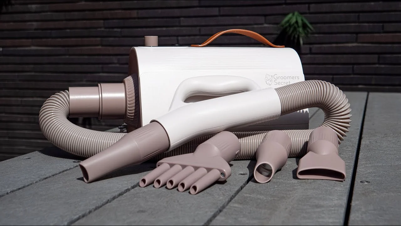 Fén na psy s nástavci na sušení a česání – Groomers Secret Pet Hair Dryer - Obrázek 2